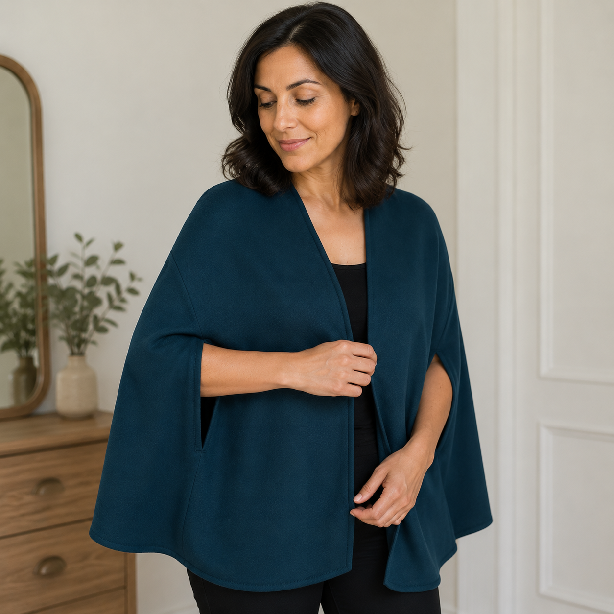 ContourCape Wrap with Integrated Arm Slits