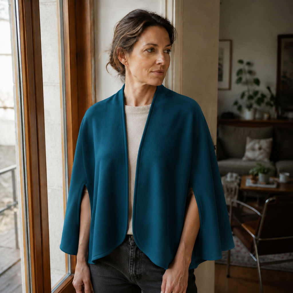 ContourCape Wrap with Integrated Arm Slits