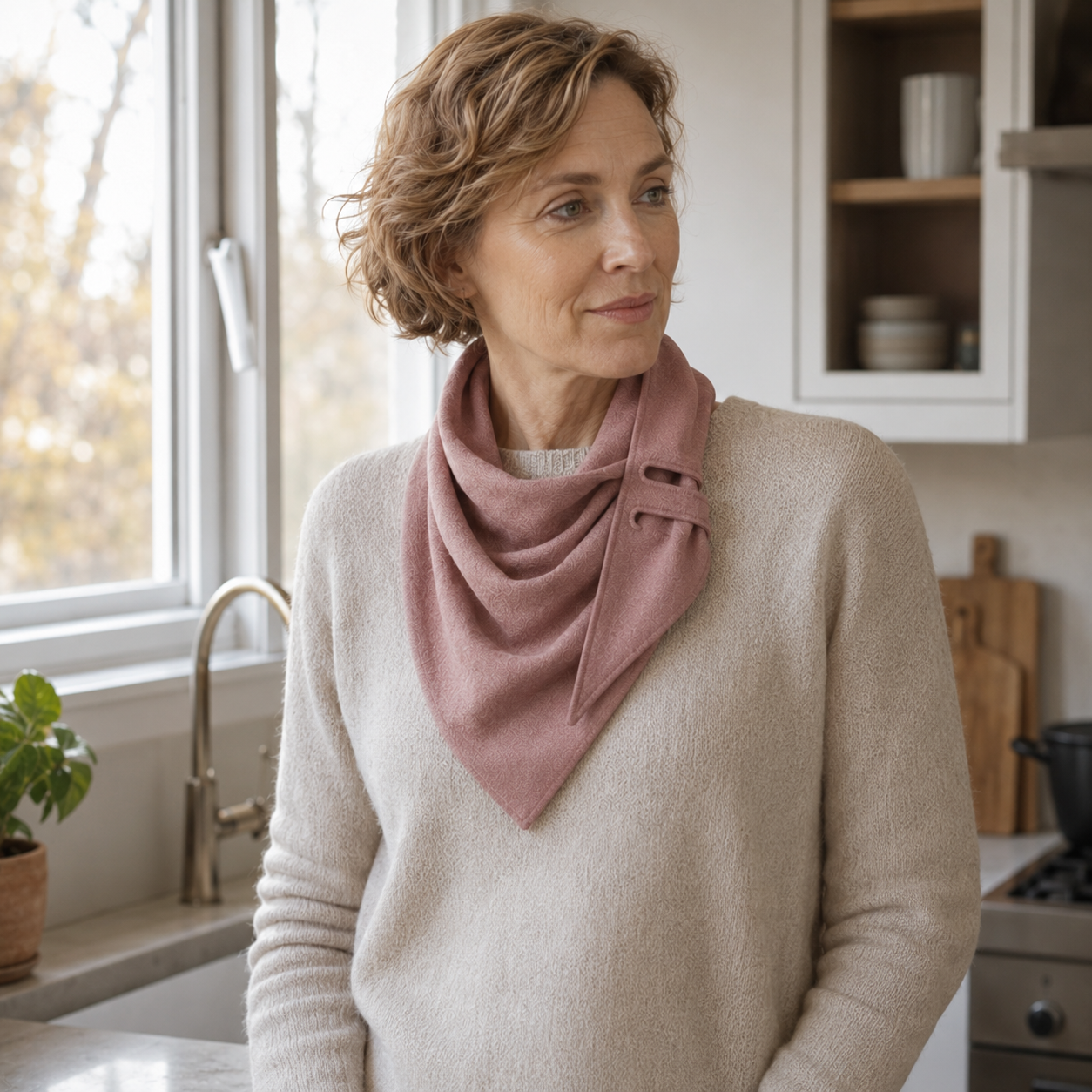 TwinPort Tapered Scarf with Dual Pass-Through Slots