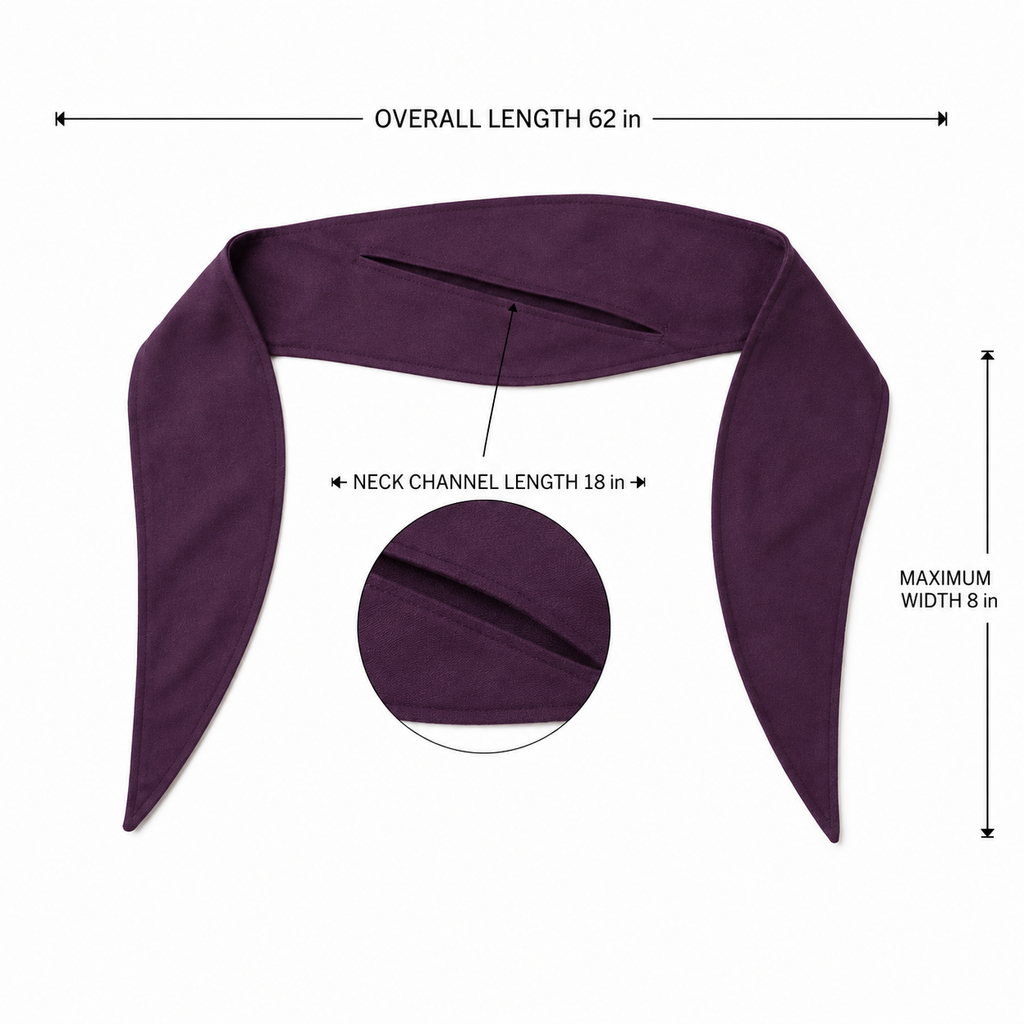 TwistFrame Scarf with Diagonal Neck Channel