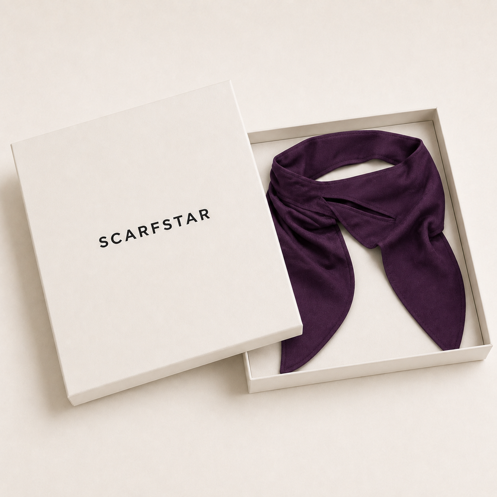 TwistFrame Scarf with Diagonal Neck Channel