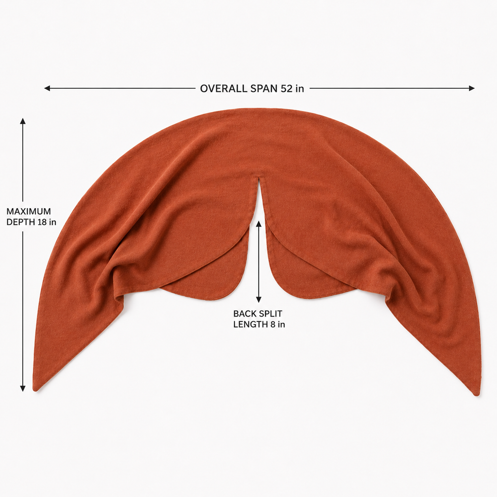 WingNest Shoulder Wrap with Split Back Yoke