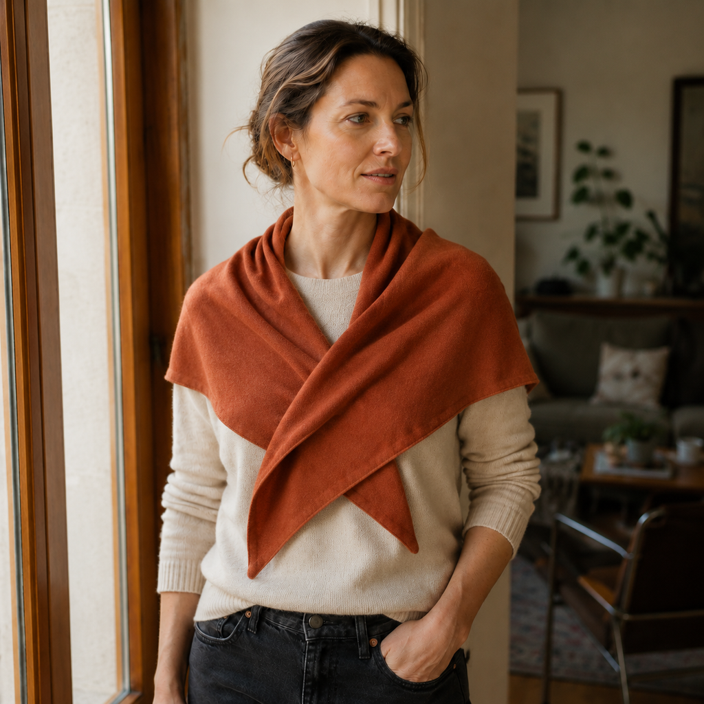 WingNest Shoulder Wrap with Split Back Yoke